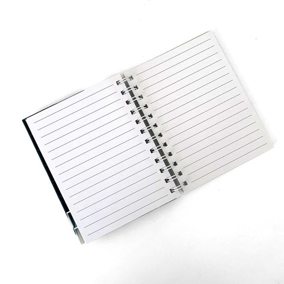 Tye Dye Blue-Bubble Pop Spiral White Paper Notebook, 80 pages Size 6.5 X 5 In - Picture 2 of 3